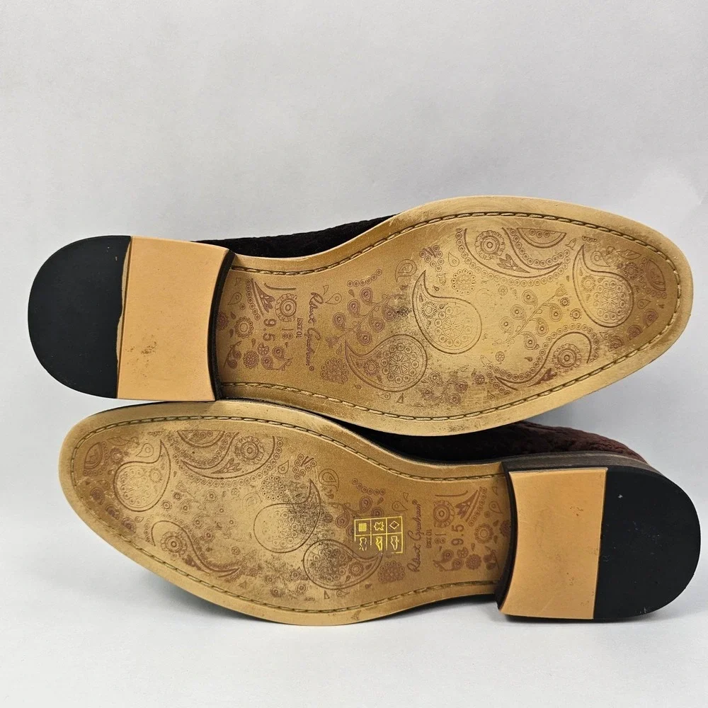 Robert Graham Jozo RG5598S Mens Brown Loafers & Slip Ons Casual Shoes 9.5 R:$268